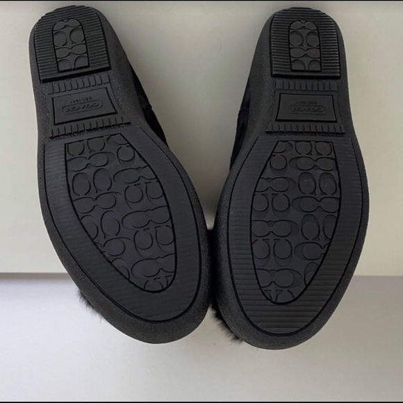 NWT COACH Real Fur Signature Winter Boots - Picture 7 of 7